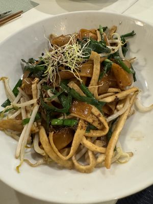 Noodle dish   at Carré Jardin in Lyon