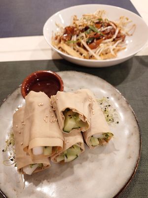 Springrolls at Carré Jardin in Lyon