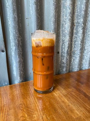 THAI ICE TEA VEGAN  at Bangkok Queen in Toronto