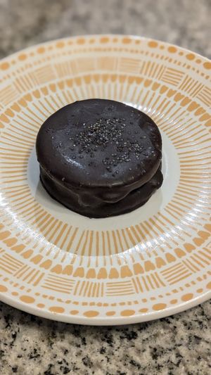 🍩 Sweet little chocolate something at Tasty Monkey in Calama