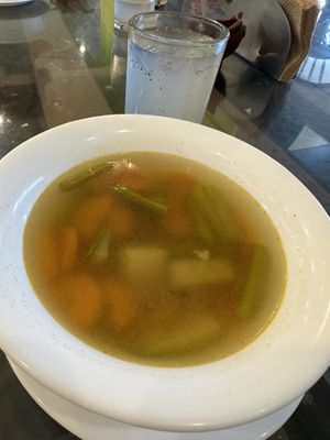 Sopa del menú del día   at La Semilla in Veracruz