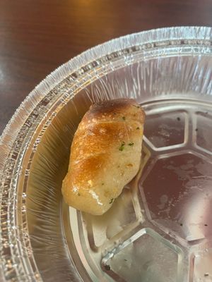 Garlic knot (on the house while waiting for my pick-up order)  at Bella Napoli  in Copiague