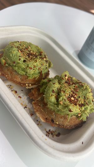 Avocado waffles   at BARE Blends in Sarasota