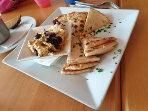 Hummus at Salt Shaker Deli in Lunenburg