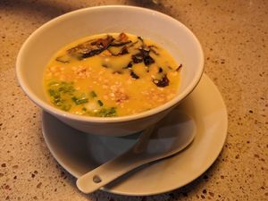 Soupe Halloween at Les Mauvaises Herbes in Quebec