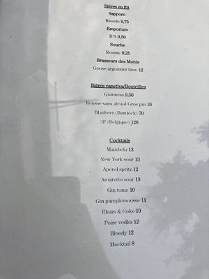 Bier und Cocktails (Juli 2024)  at Les Mauvaises Herbes in Quebec