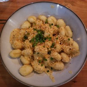 Gnocchi at Les Mauvaises Herbes in Quebec