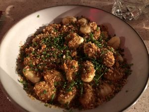 Gnocchis frits  at Les Mauvaises Herbes in Quebec