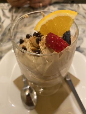 Dessert  at Govinda in Milan