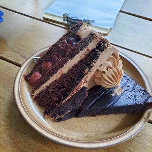 Cherry Chocalate Cake at Edel. in Duisburg