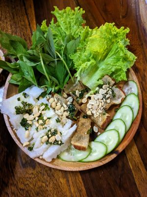 "Pork crackling" at Am Thuc Chay 68 in Ho Chi Minh City
