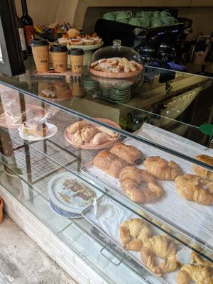 croissants - really good! at La Loca de Enfrente in Madrid