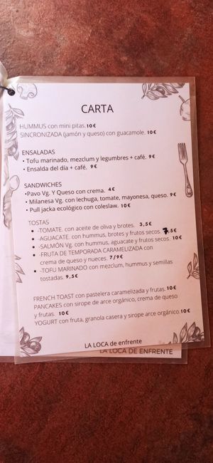  at La Loca de Enfrente in Madrid