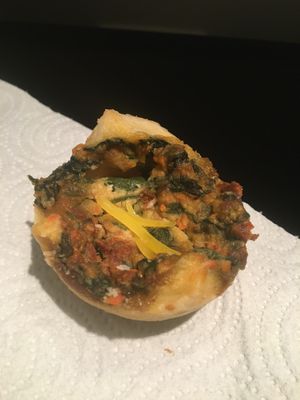 Mini quiche at La Loca de Enfrente in Madrid