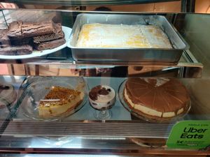 Cakes at La Loca de Enfrente in Madrid