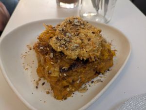 Bacon quiche at La Loca de Enfrente in Madrid