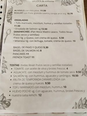  at La Loca de Enfrente in Madrid