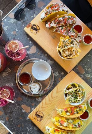 Vegan taco  at Tacoroll in Istanbul