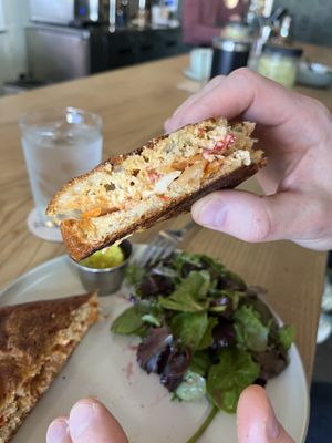 Grilled kimcheeze  at HEX Superette in Baltimore