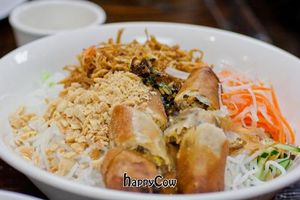 Vermicelli with shredded tofu and egg rolls (no eggs in the eggroll) at An Lac Duyen in Garden Grove