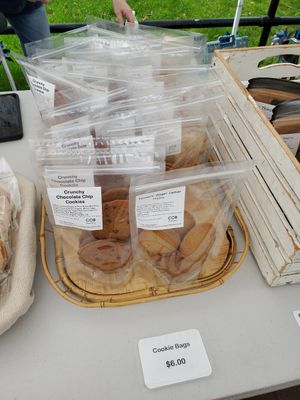 Items for sale vary each week at COB Vegan Baked Goods in Carlisle