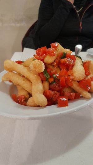 Gnocco fritto antipasti at Pizzeria Vizio 5 in Dormelletto