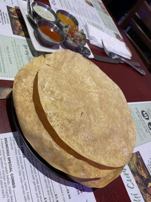 Poppadoms   at Brunch 23 Fusion Kitchen in Newcastle Upon Tyne