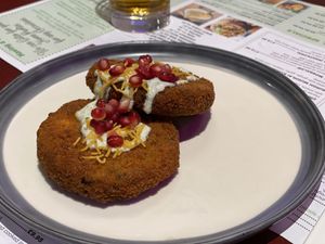 Aloo tikki   at Brunch 23 Fusion Kitchen in Newcastle Upon Tyne