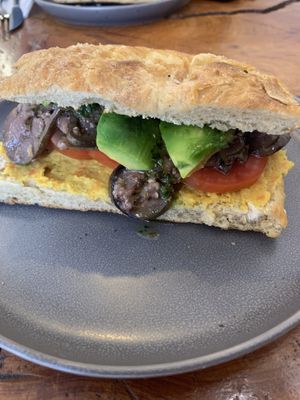 Sandwich  at Café Vida in La Paz