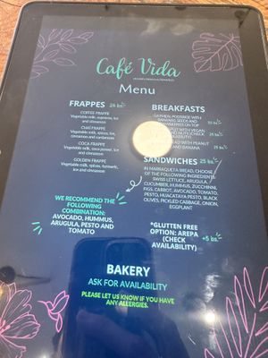   at Café Vida in La Paz