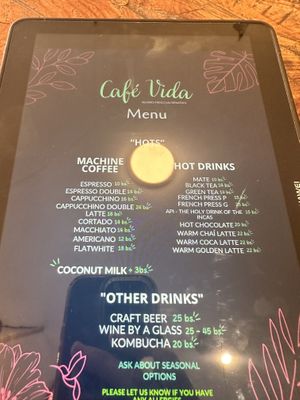  at Café Vida in La Paz
