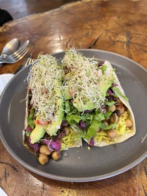 Burrito   at Café Vida in La Paz