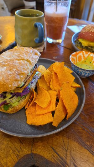 Tempeh at Café Vida in La Paz