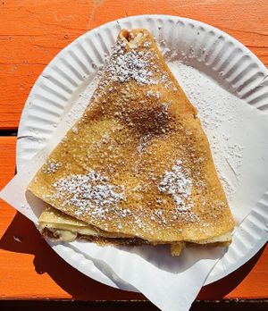 Sweet crepe✨delicious   at La Crepe Du Jardin in Los Angeles