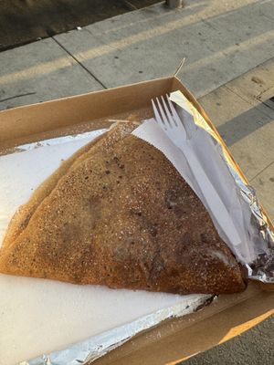 Vegan Nutella crepe  at La Crepe Du Jardin in Los Angeles