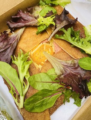 Savory crepe   at La Crepe Du Jardin in Los Angeles