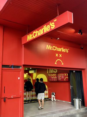 Outside  at Mr.Charlie's - Sydney in Redfern