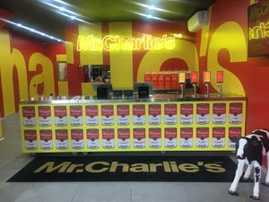 Closest thing to a Big Mac i’ve ever had although quite pricey...  at Mr.Charlie's - Sydney in Redfern