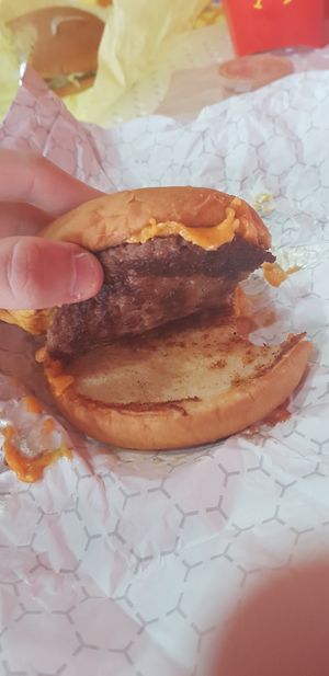 Look at that How would anyone ever know that isnt meat it totally tricked me it taste so good 100% recommend  at Mr.Charlie's - Sydney in Redfern