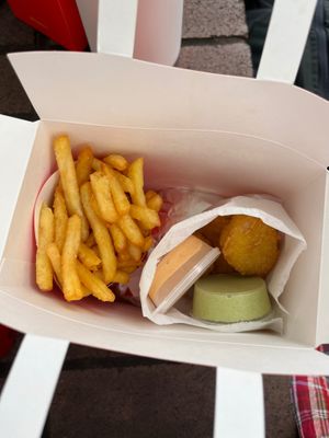 Not a Cheeseburger Frowny Meal ($25.90) at Mr.Charlie's - Sydney in Redfern
