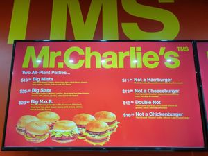 Menu Sept 2024 at Mr.Charlie's - Sydney in Redfern