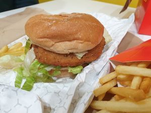 Not a chickenburger $16.90 at Mr.Charlie's - Sydney in Redfern