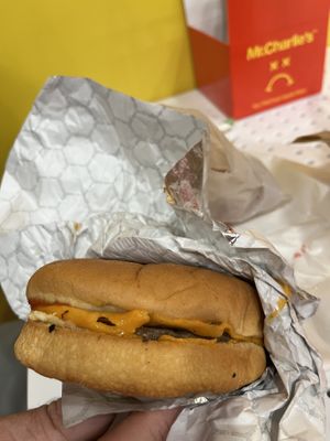 Cheeseburgerr  at Mr.Charlie's - Sydney in Redfern