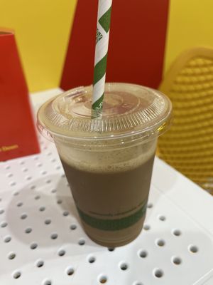 Oat lattee  at Mr.Charlie's - Sydney in Redfern