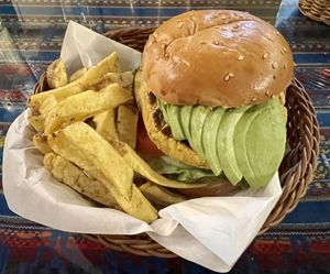   at La Casa de Bamboo in Huacachina