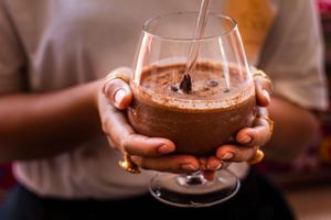 Energy smoothie at Jhoii Local Eats in Sanur