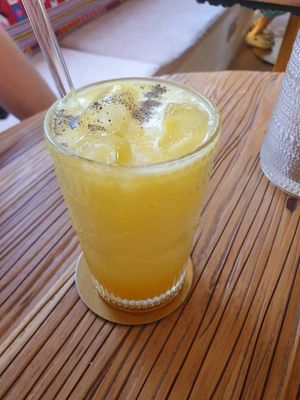Soda turmeric at Jhoii Local Eats in Sanur
