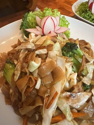 Fried noodles  at Samui Thai Cuisine in Hamburg