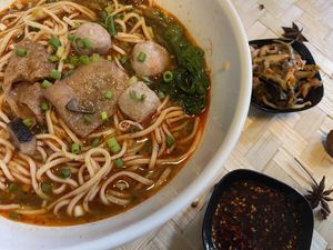   at Yunnan Vegetarian Noodles Shop - หงส์หงส์บะหมี่ยูนนาน in Chiang Rai