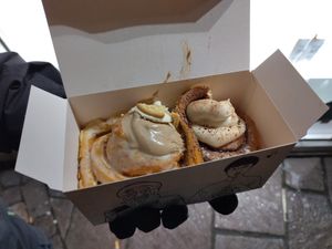 Bueno- und Kaffeerolle at Cinnamood in Trier